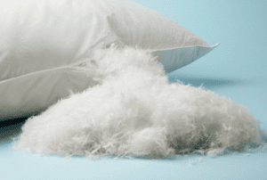 how to clean feather pillows