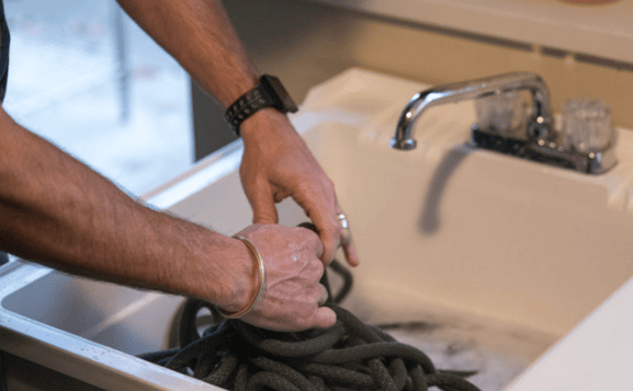 washing your climbing rope