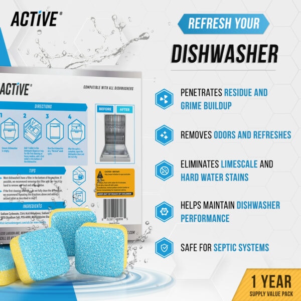 Active Dishwasher Tablets 2