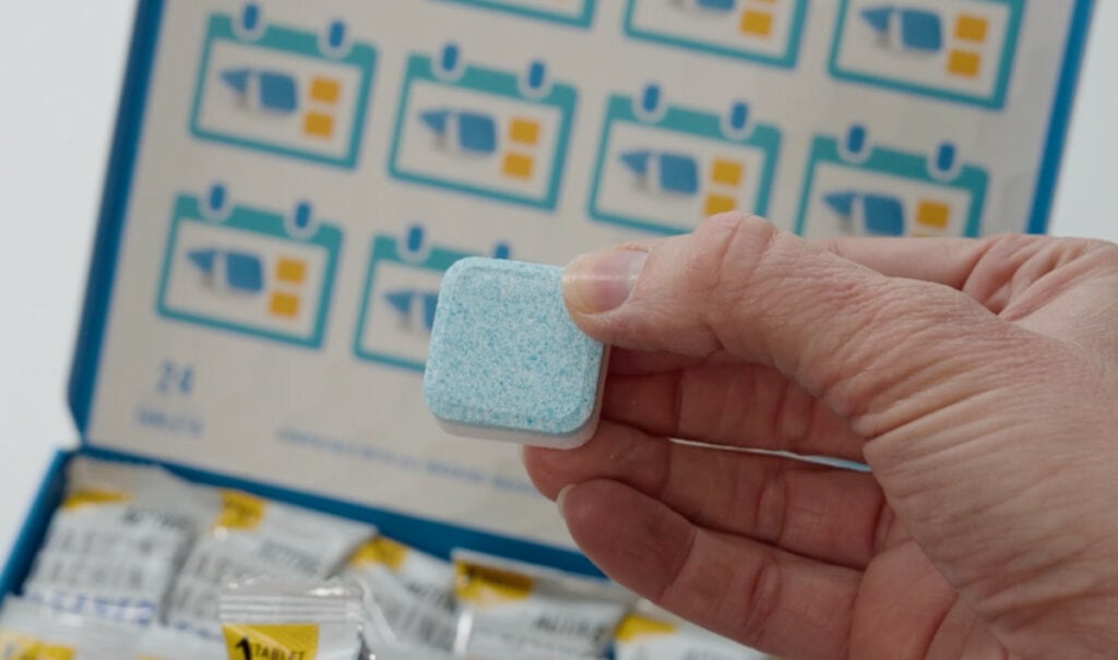 active washing machine cleaner tablets