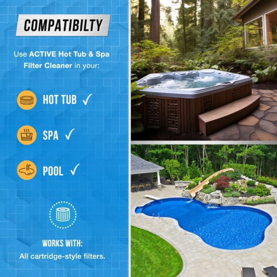 Hot Tub Filter Cleaner – 1 Litre