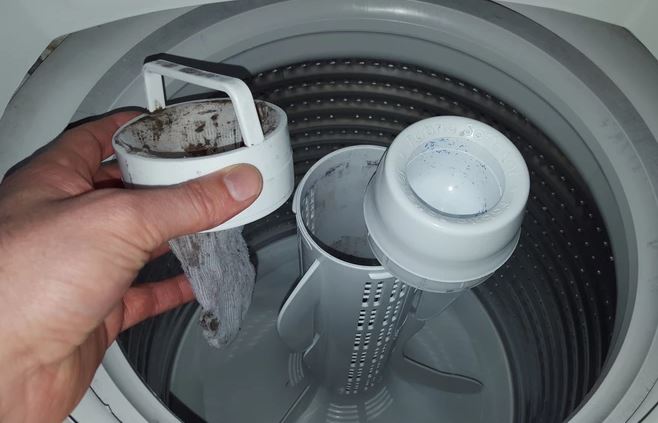 how to clean a washing machine filter