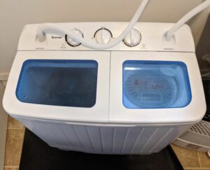 how do portable washing machines work