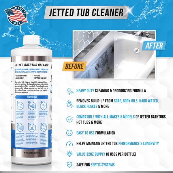 active jetted tub cleaner 1 new