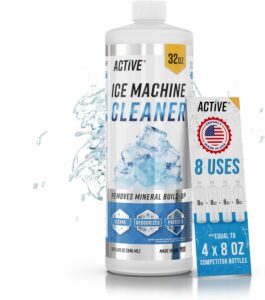 active ice maker cleaner solution liquid