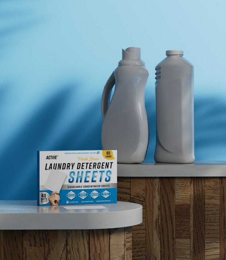 ACTIVE Laundry Detergent Sheets Eco Friendly Wash Strips