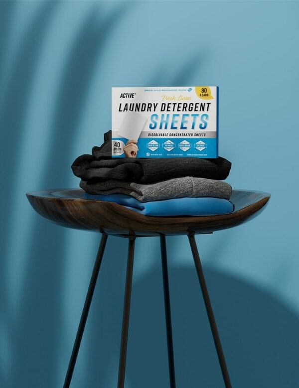 ACTIVE Laundry Detergent Sheets Eco Friendly Wash Strips