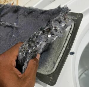 clean lint trap regularly
