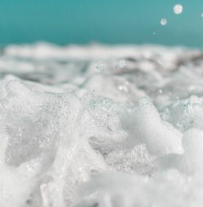 create a soapy solution
