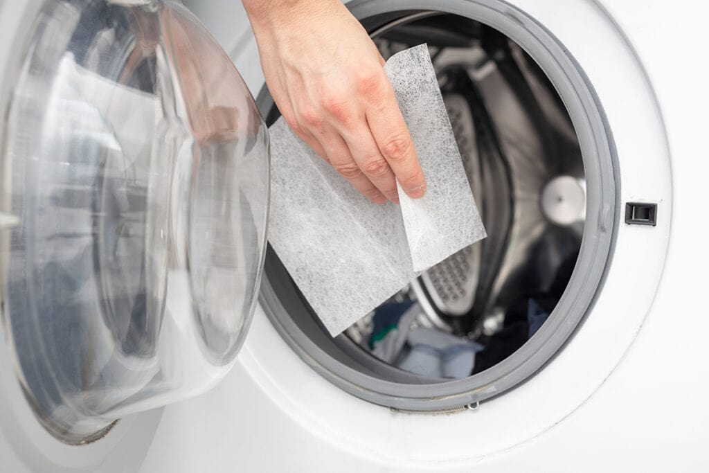 add dryer sheet