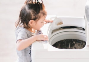 open top load washer