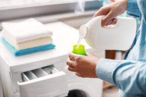 pour fabric softener