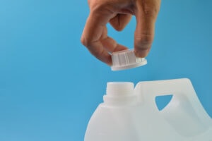 soak with vinegar
