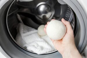 using wool dryer balls