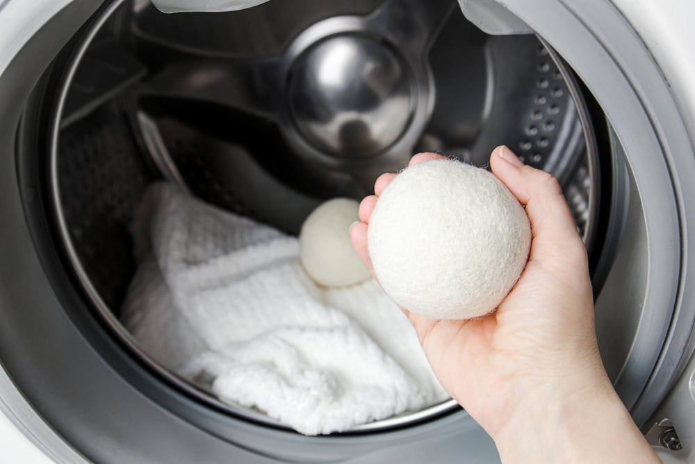 using wool dryer balls
