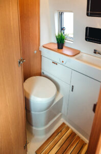 gravity flush toilet