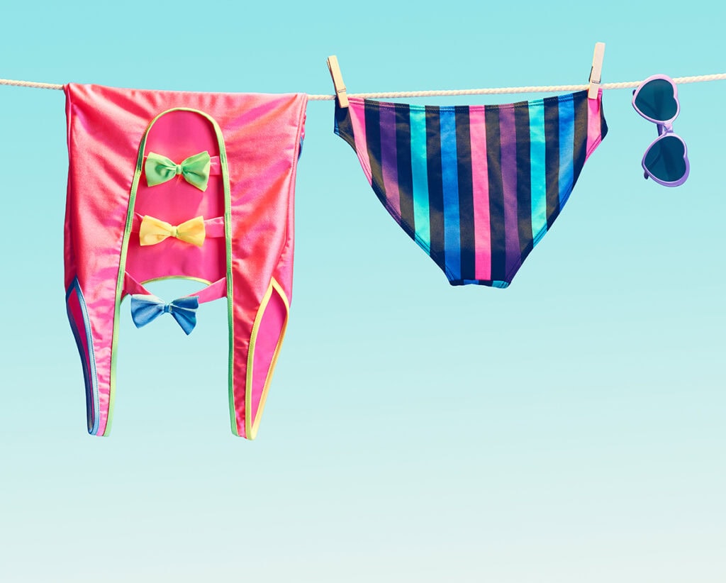 how to wash bathing suits
