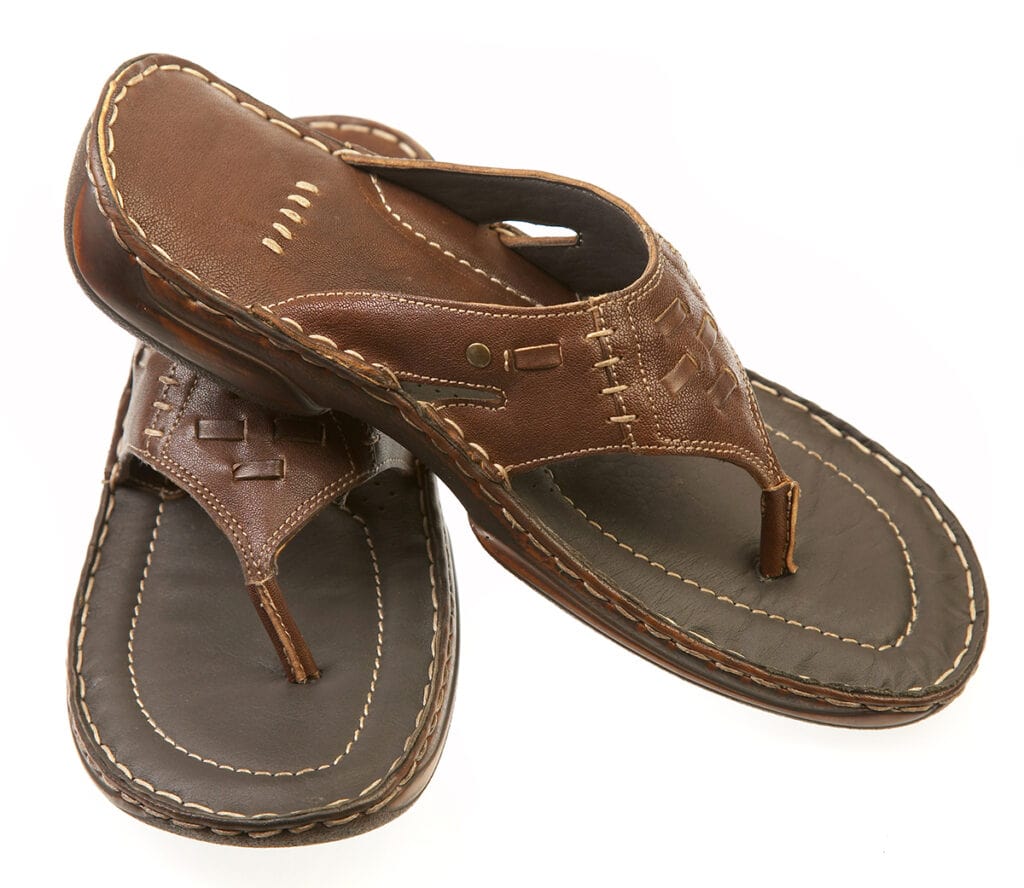 leather sandals