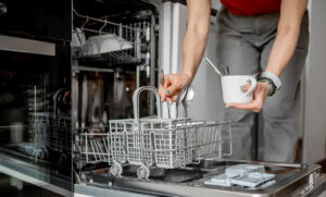 prepare dishwasher