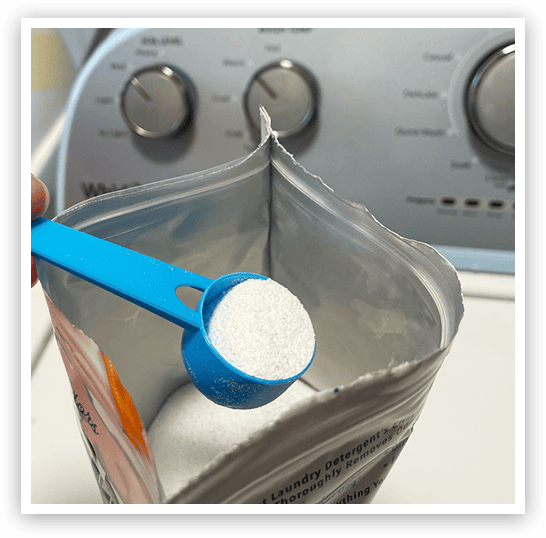 active pet laundry detergent step 1