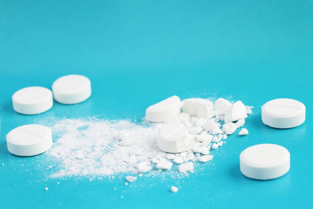 crush aspirin