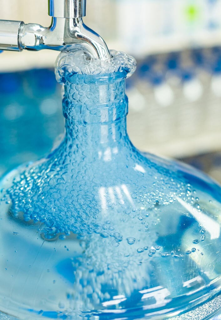 distilled water