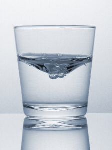 glass of water