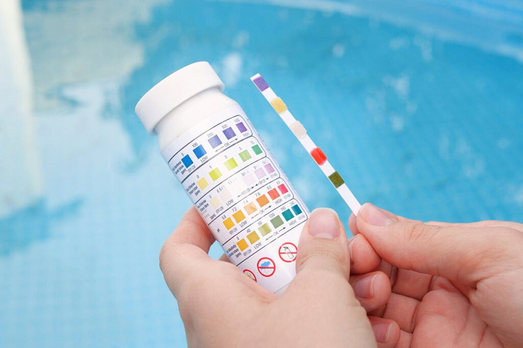 hot tub test strip