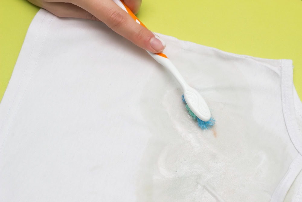 scrub stain