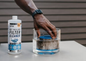 soak dirty filter