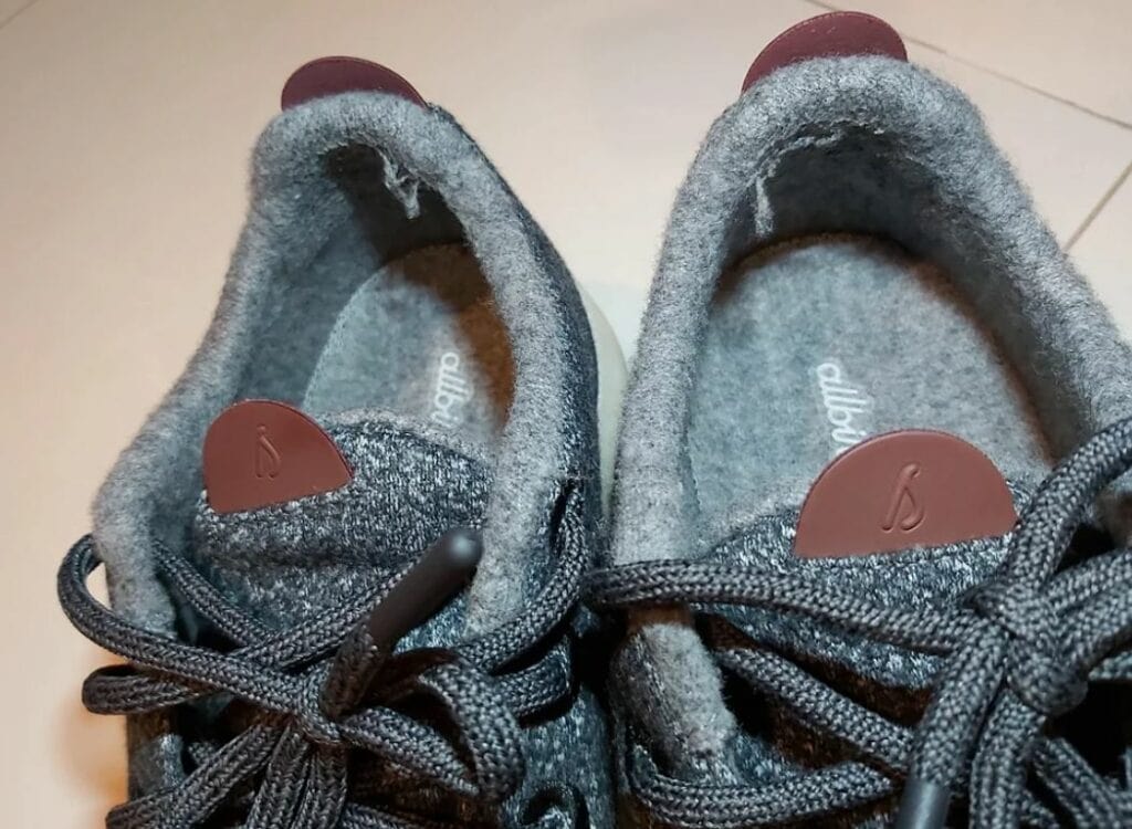wipe inside of wool shoes