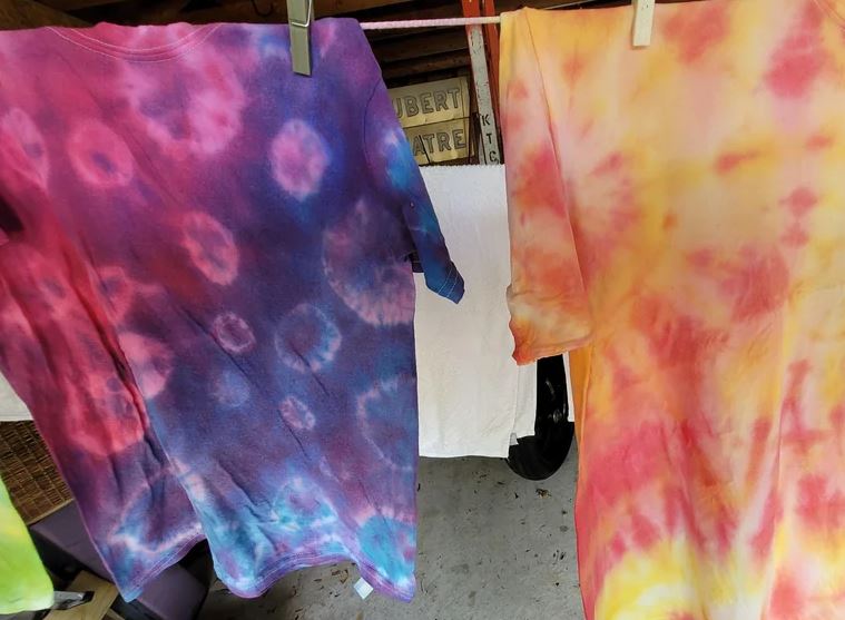 air dry tie dye