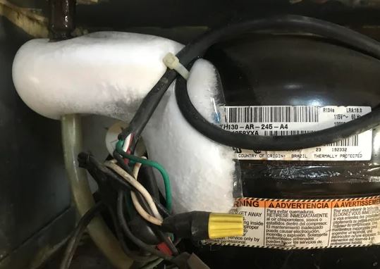 frozen water supply line