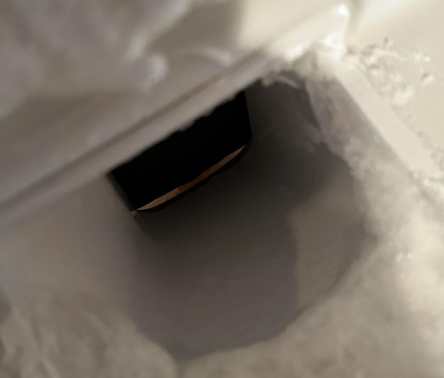 ice machine chute