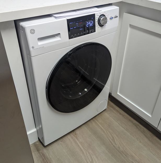 make sure washer is level