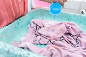 stained laundry