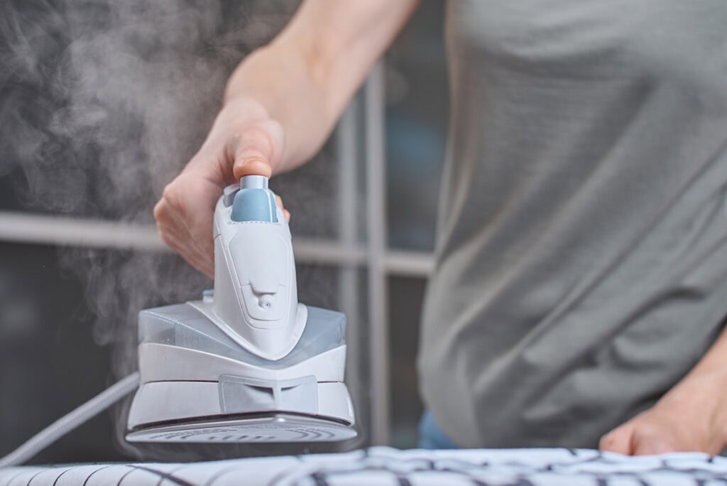 steam from iron