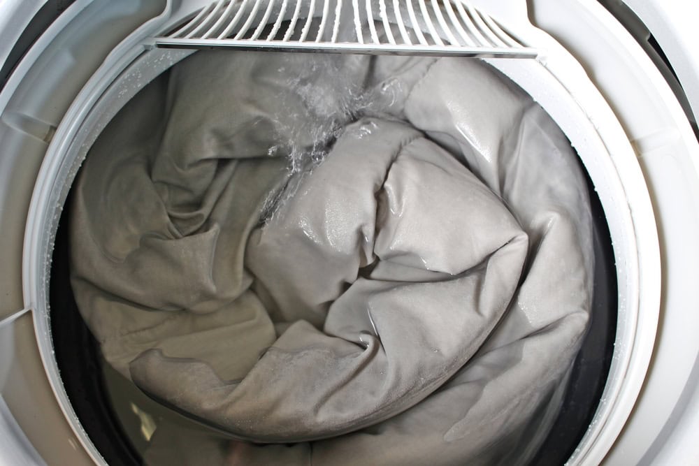 comforter in washer