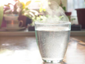 cup of hot water