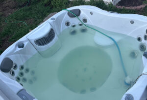 drain hot tub