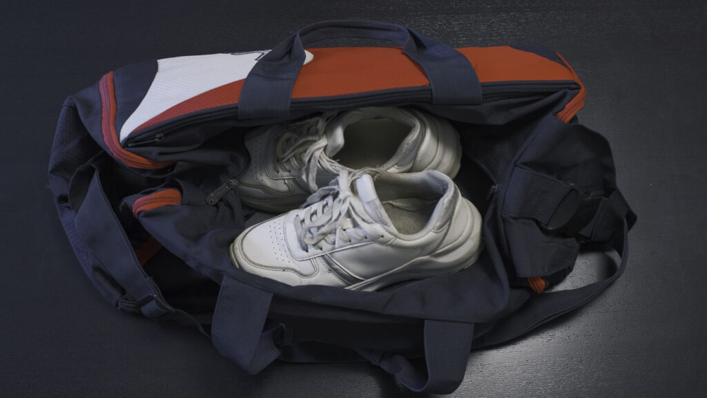 how to clean gym bags