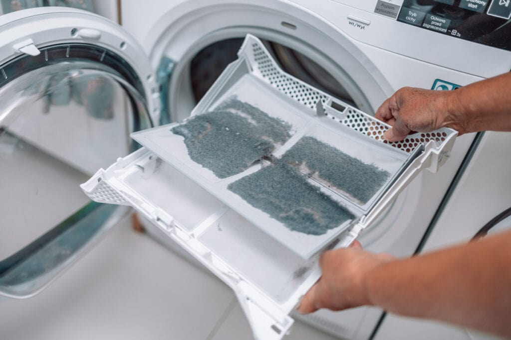 lint filter dryer