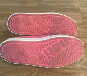 remove dirt from native shoes