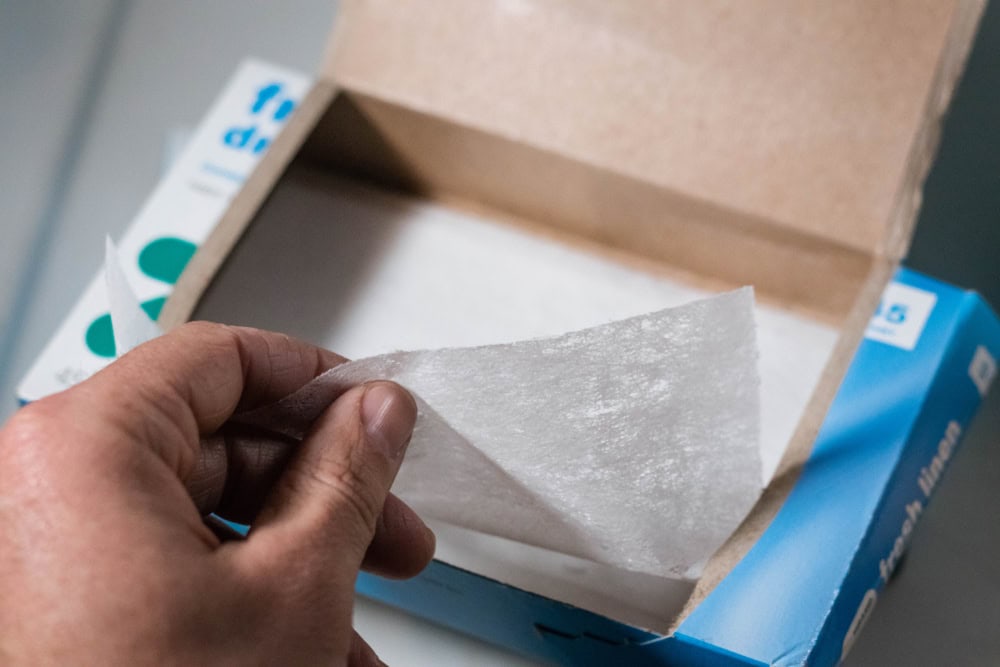 replace with new dryer sheet