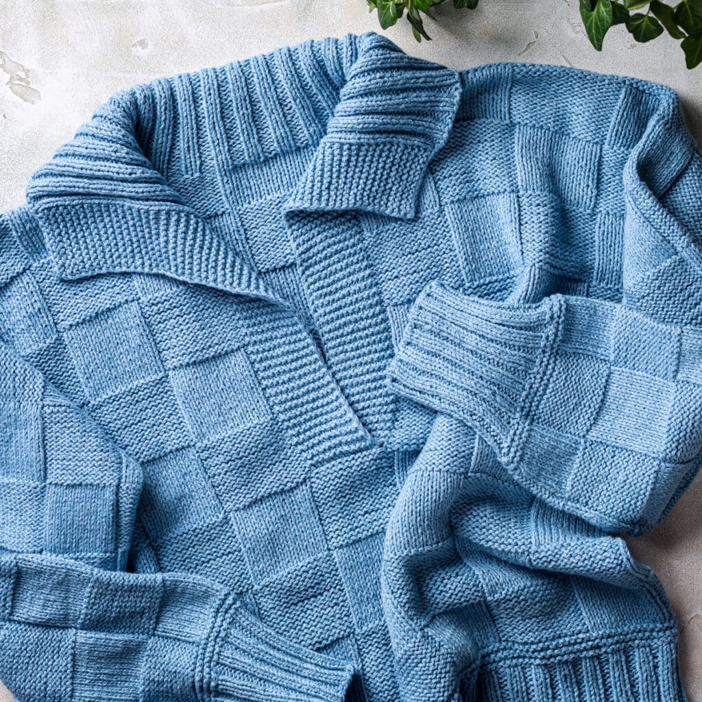 sweater laid flat