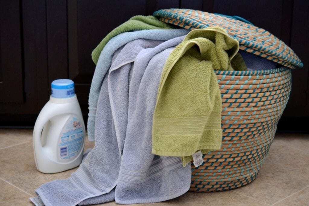 used towels