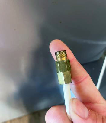 check water fridge line