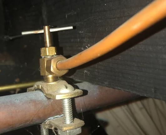 ice maker water valve