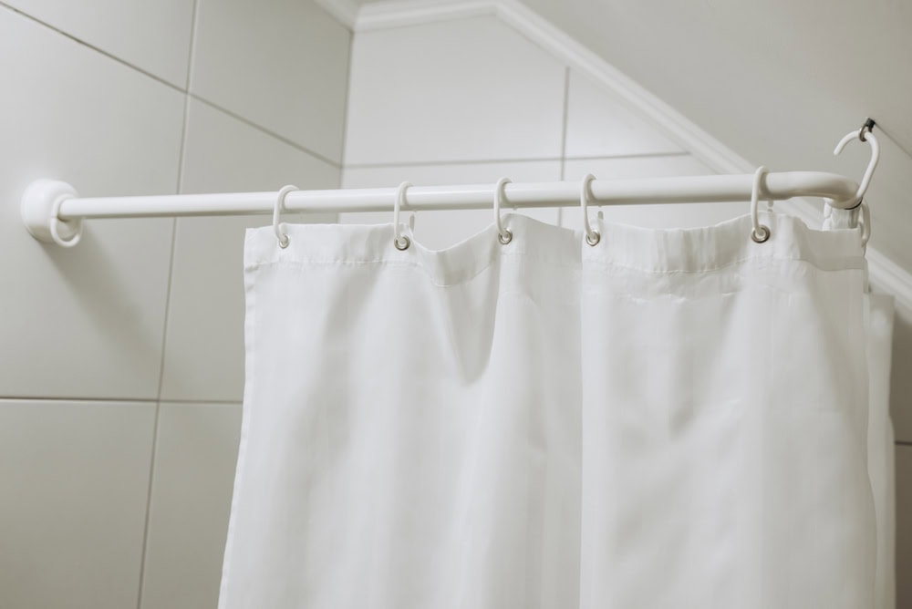 shower curtains on rings