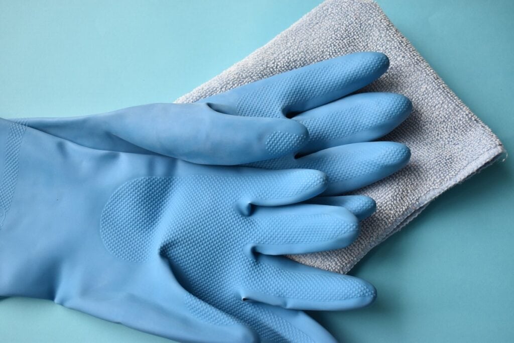 rubber gloves blue1